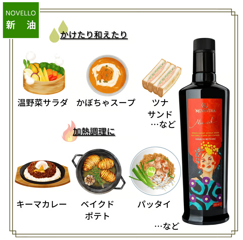 ＼搾りたてを空輸でお届け／　オルガニック、メメジック各500ml 人気オイルの２本セット お料理好きな人のための500ml